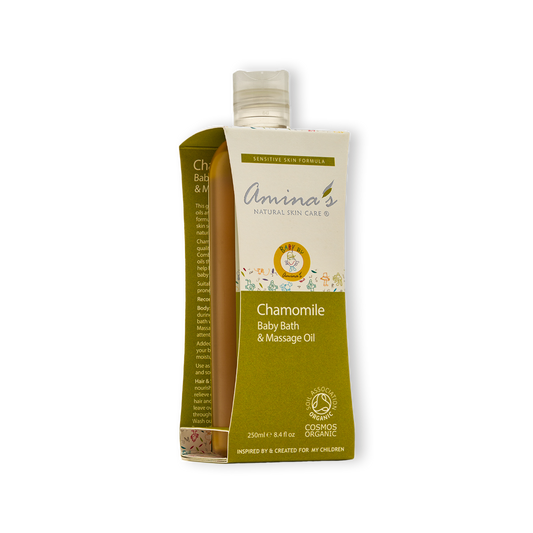Organic Chamomile Baby Bath & Massage Oil