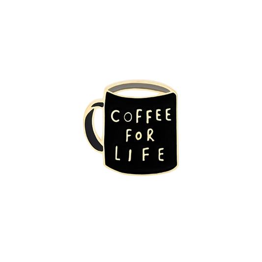 Coffee Cups Enamel Pin