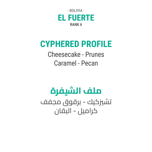PCA Rank 6 El Fuerte - Bolivia