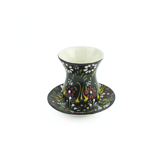 Lebanese Tea Cups - Black - Cypher Urban Roastery