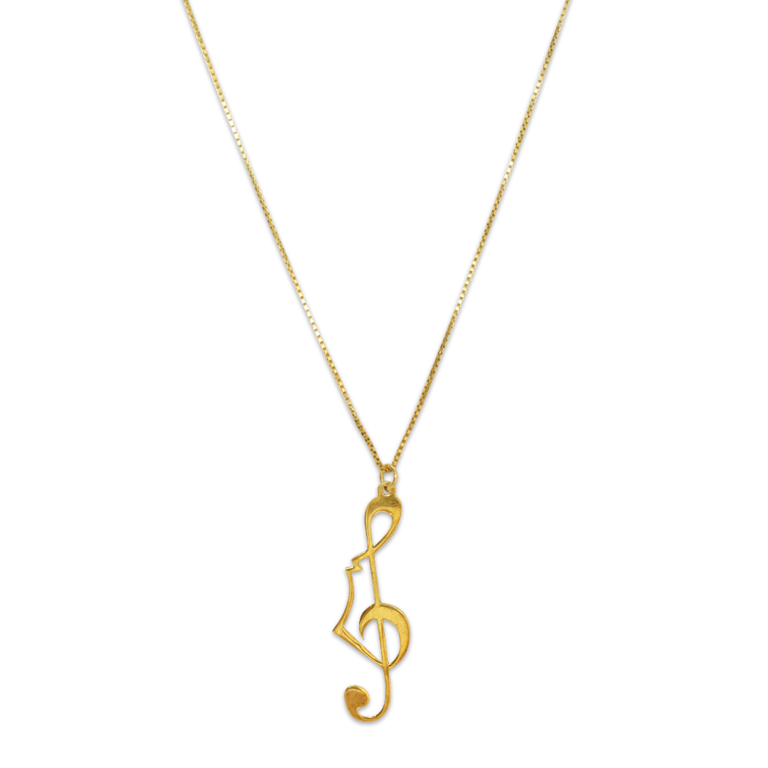 Palestine Map Sol Key Shaped Necklace