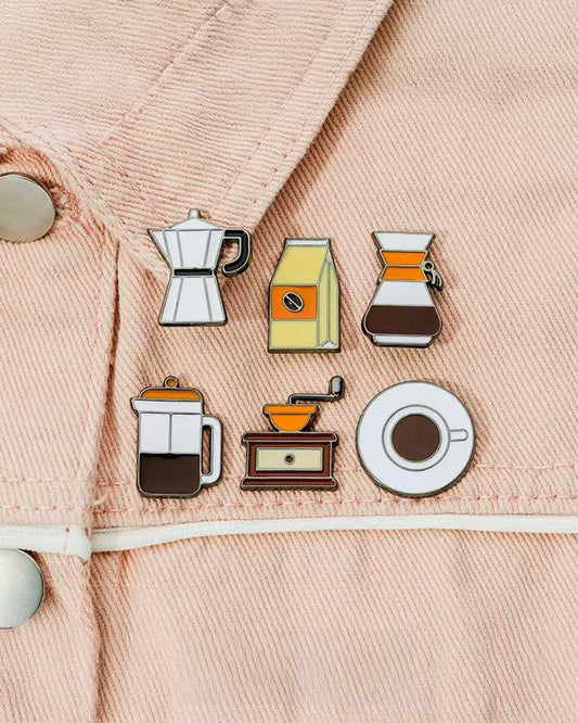Coffee Gadgets Enamel Pin