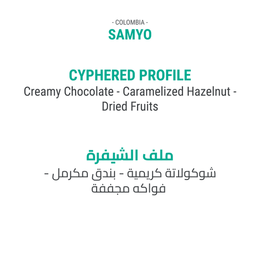 Samyo - Colombia - Cypher Urban Roastery