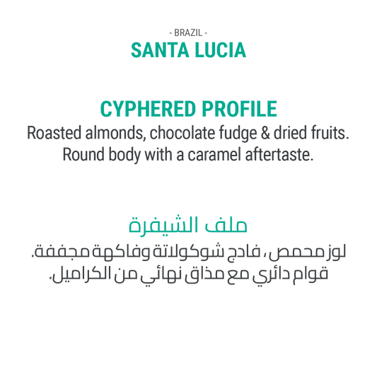 Santa Lucia - Brazil - Cypher Urban Roastery
