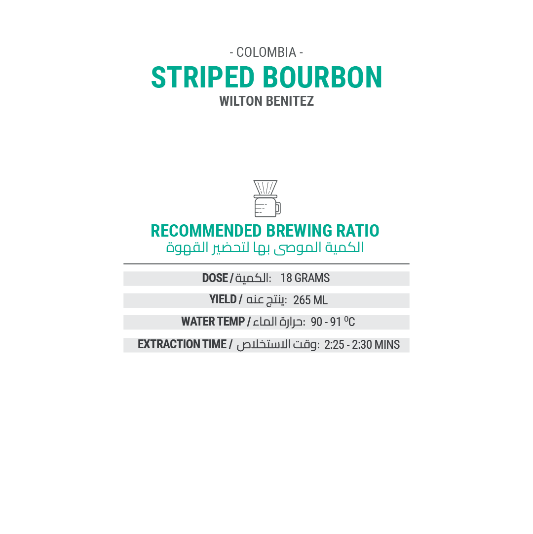 Wilton Benitez Striped Bourbon - Colombia