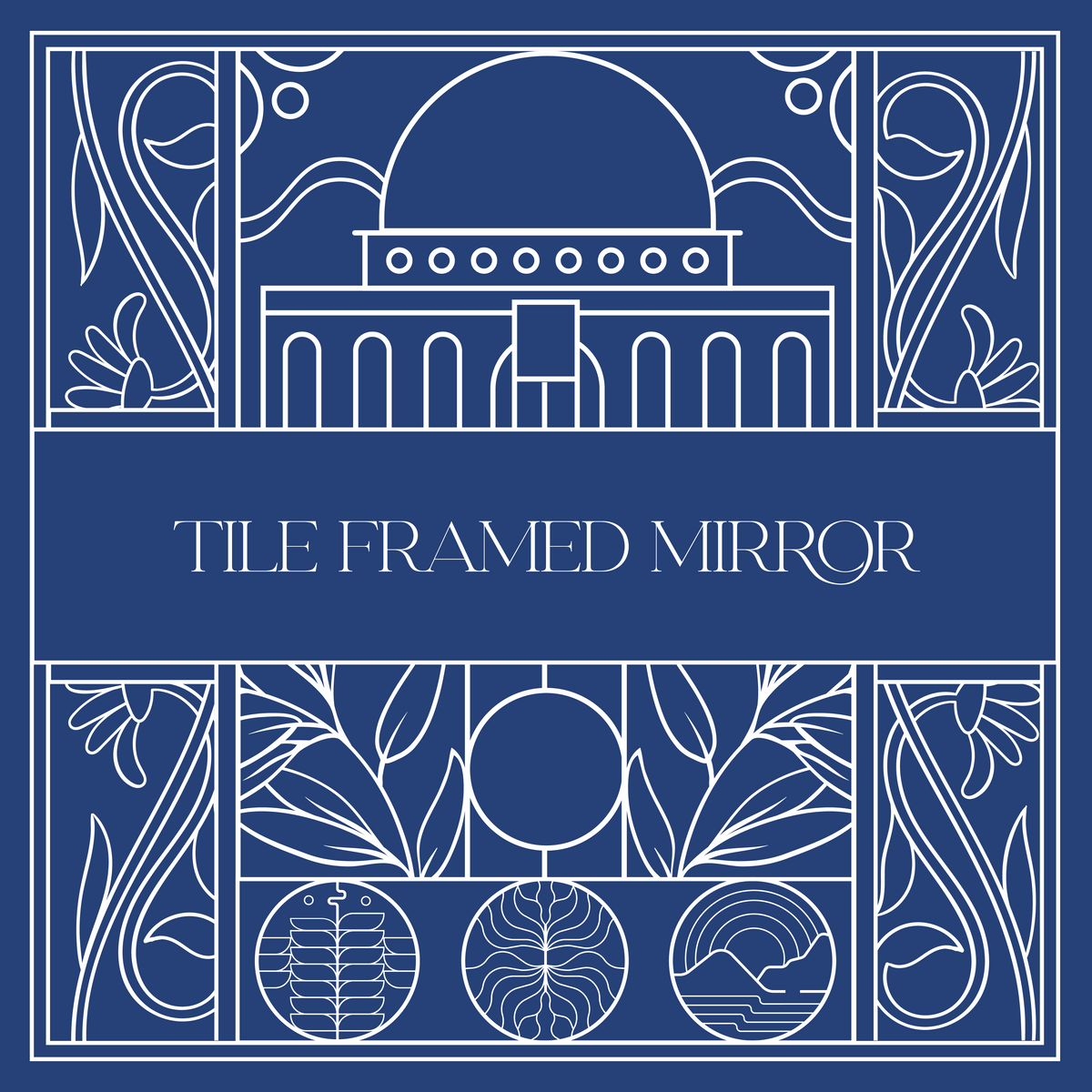 Tile Framed Mirror Sales