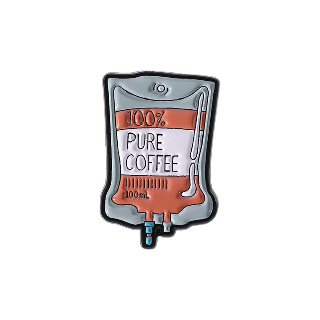 Coffee Statements Enamel Pin