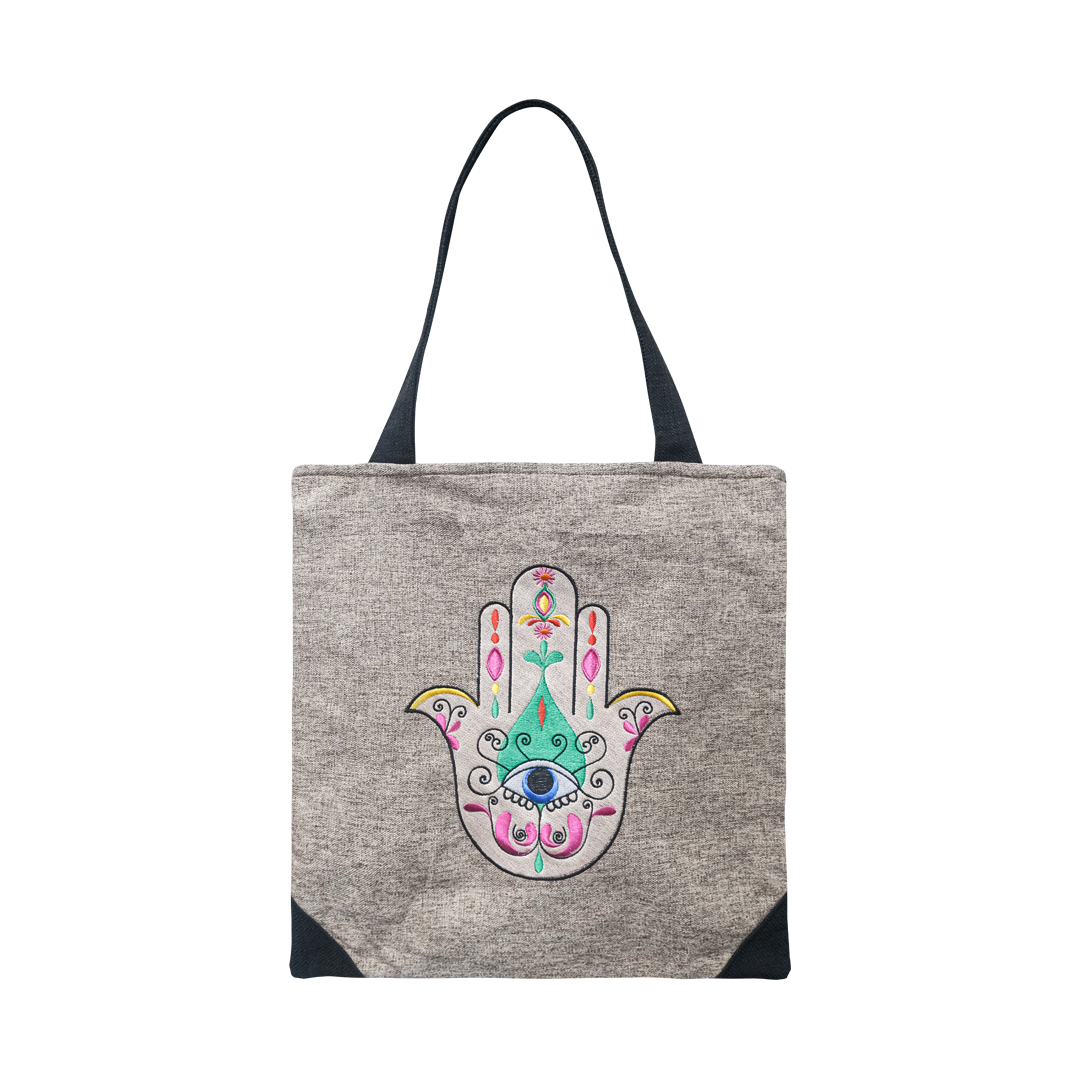 Hand of Fatima Tote Bags - Cypher Urban Roastery
