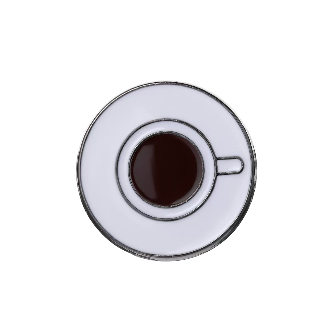 Coffee Cups Enamel Pin