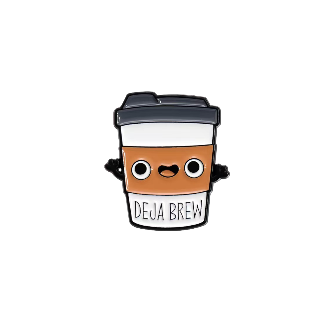 Coffee Cups Enamel Pin