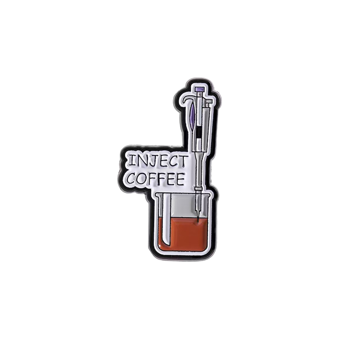 Coffee Statements Enamel Pin
