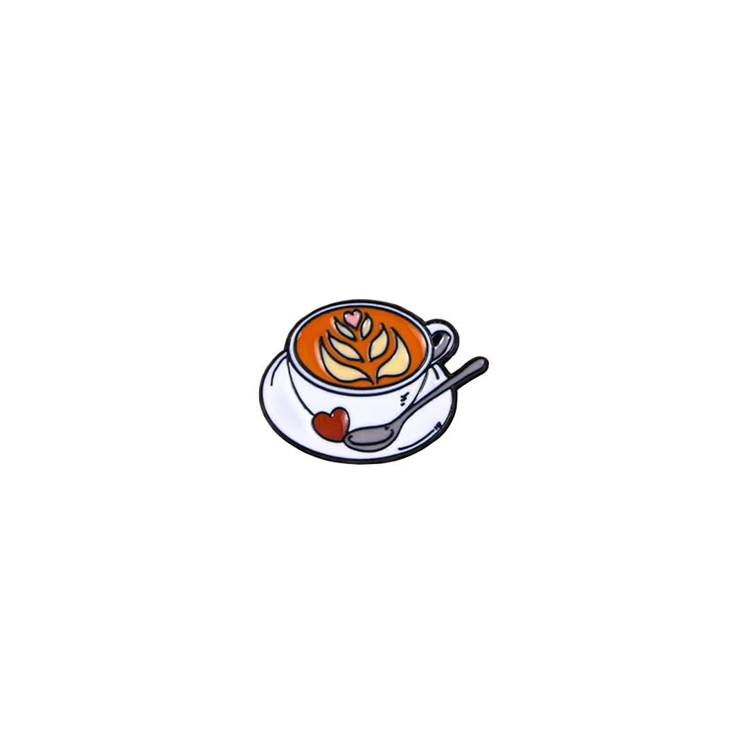 Coffee Cups Enamel Pin