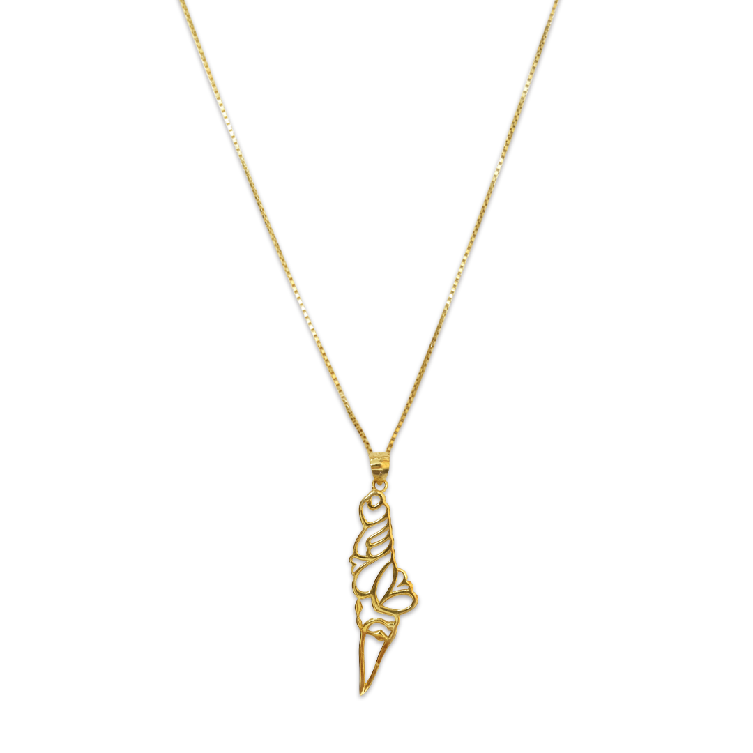 Palestine Word in Arabic on the Shape of the Map