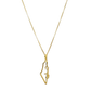 Palestine Map with Palestine Arabic Word Necklace