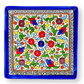 Khalili Square Plate - Colored
