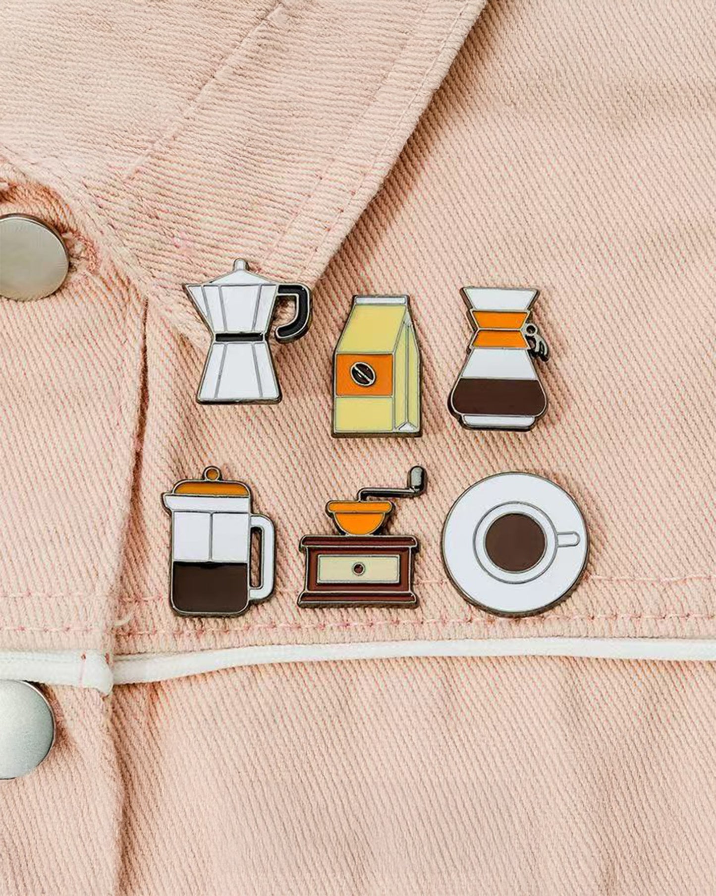 Coffee Gadgets Enamel Pin