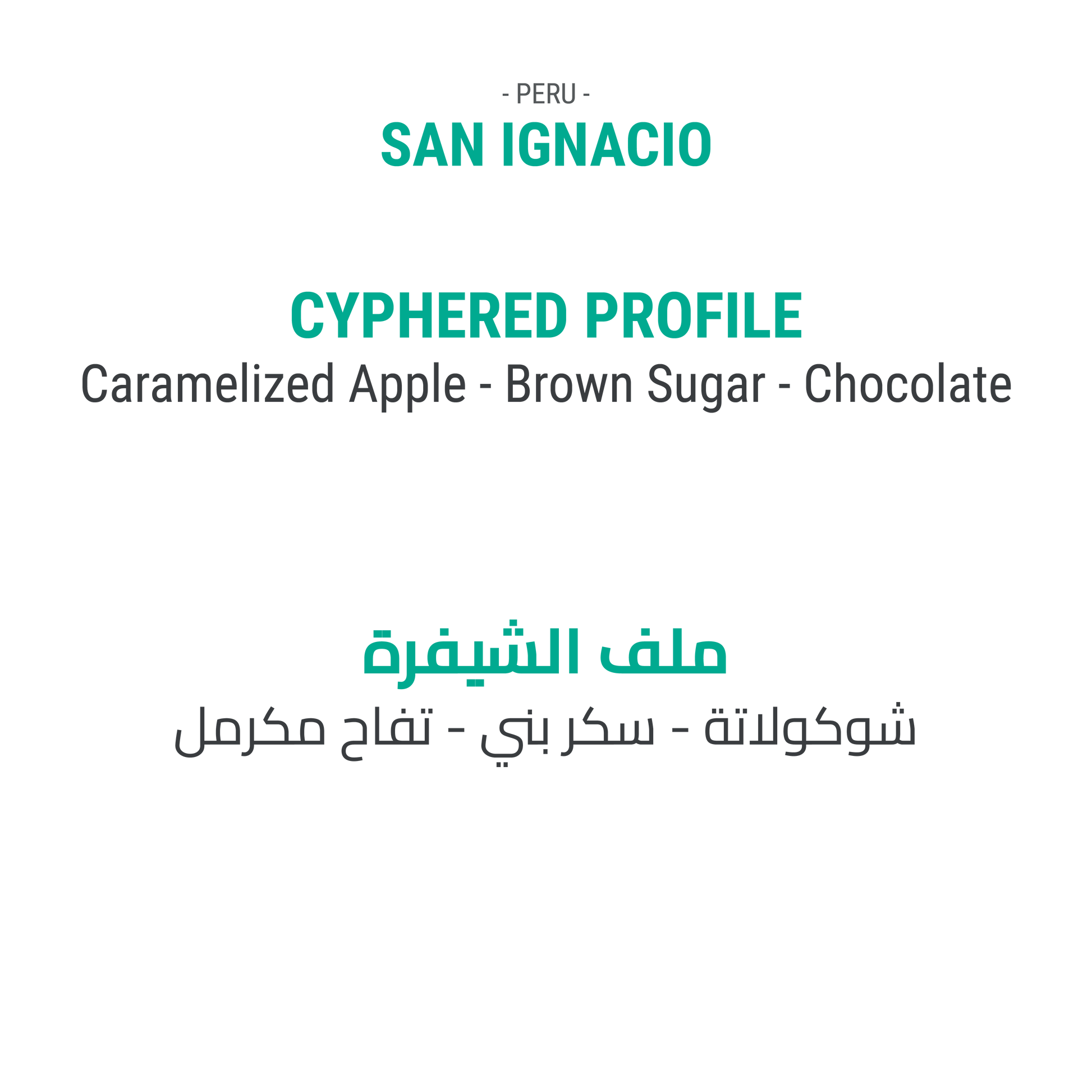 San Ignacio - Peru - Cypher Urban Roastery
