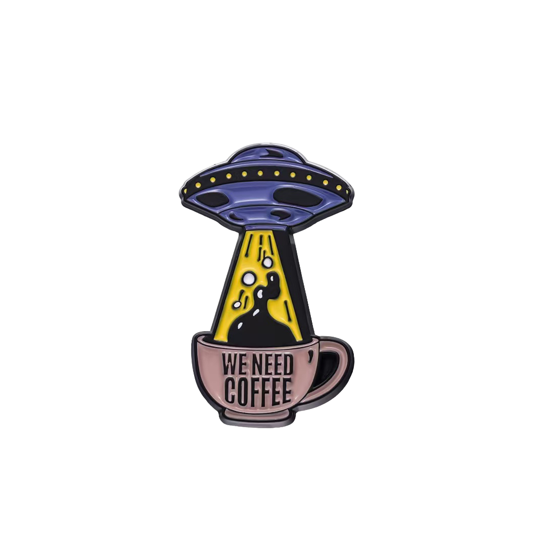Coffee Statements Enamel Pin