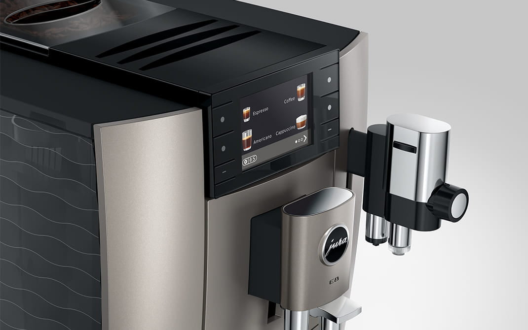 Jura E8 Midnight Silver - modern elegance design