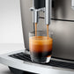 Jura E8 Midnight Silver - in kitchen setting