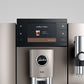 Jura E8 Midnight Silver - cup illumination